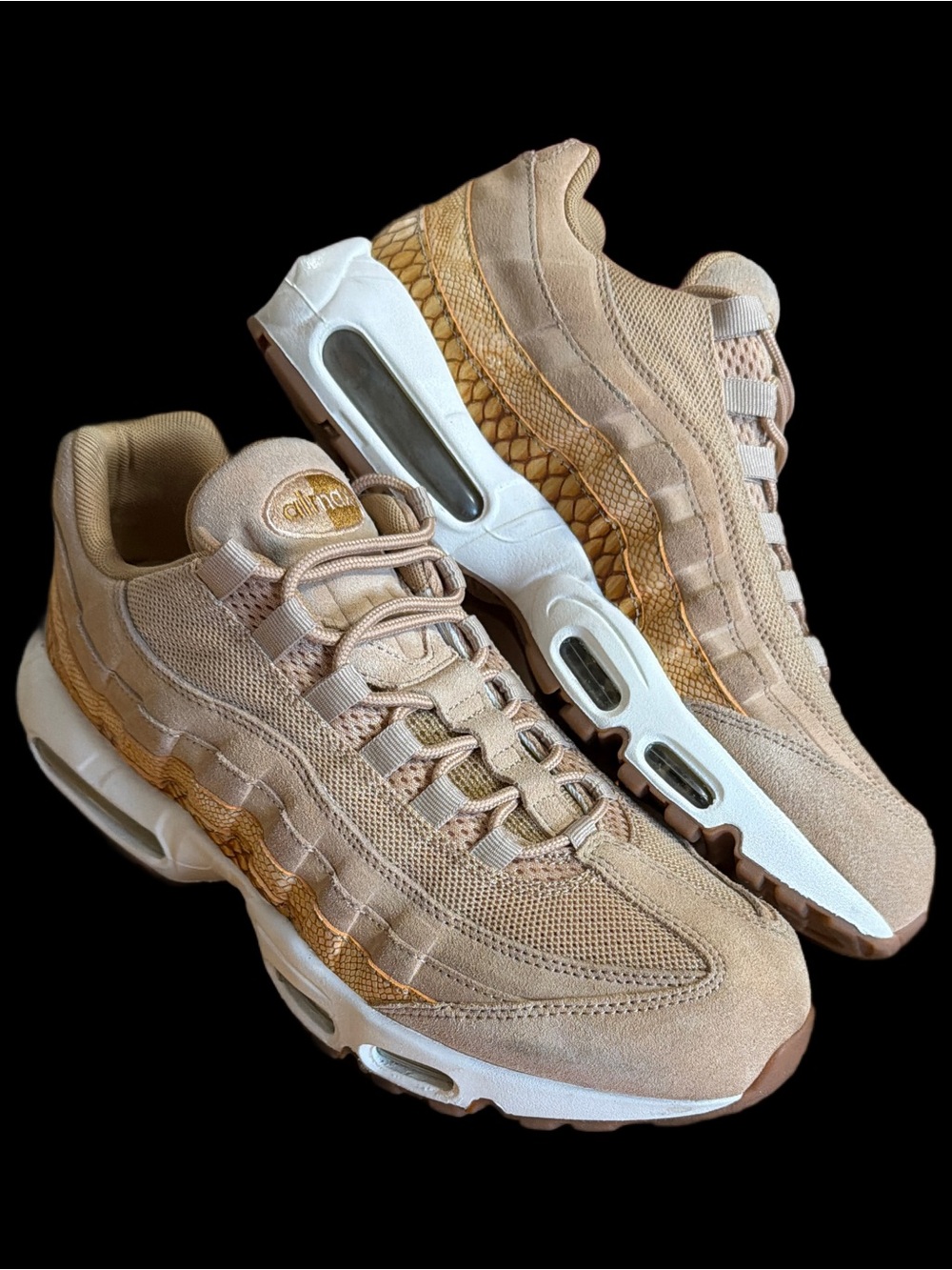 Nike Men's Air Max 95 in Vachetta Tan and Brown size 10.5 - Picture 6 of 15